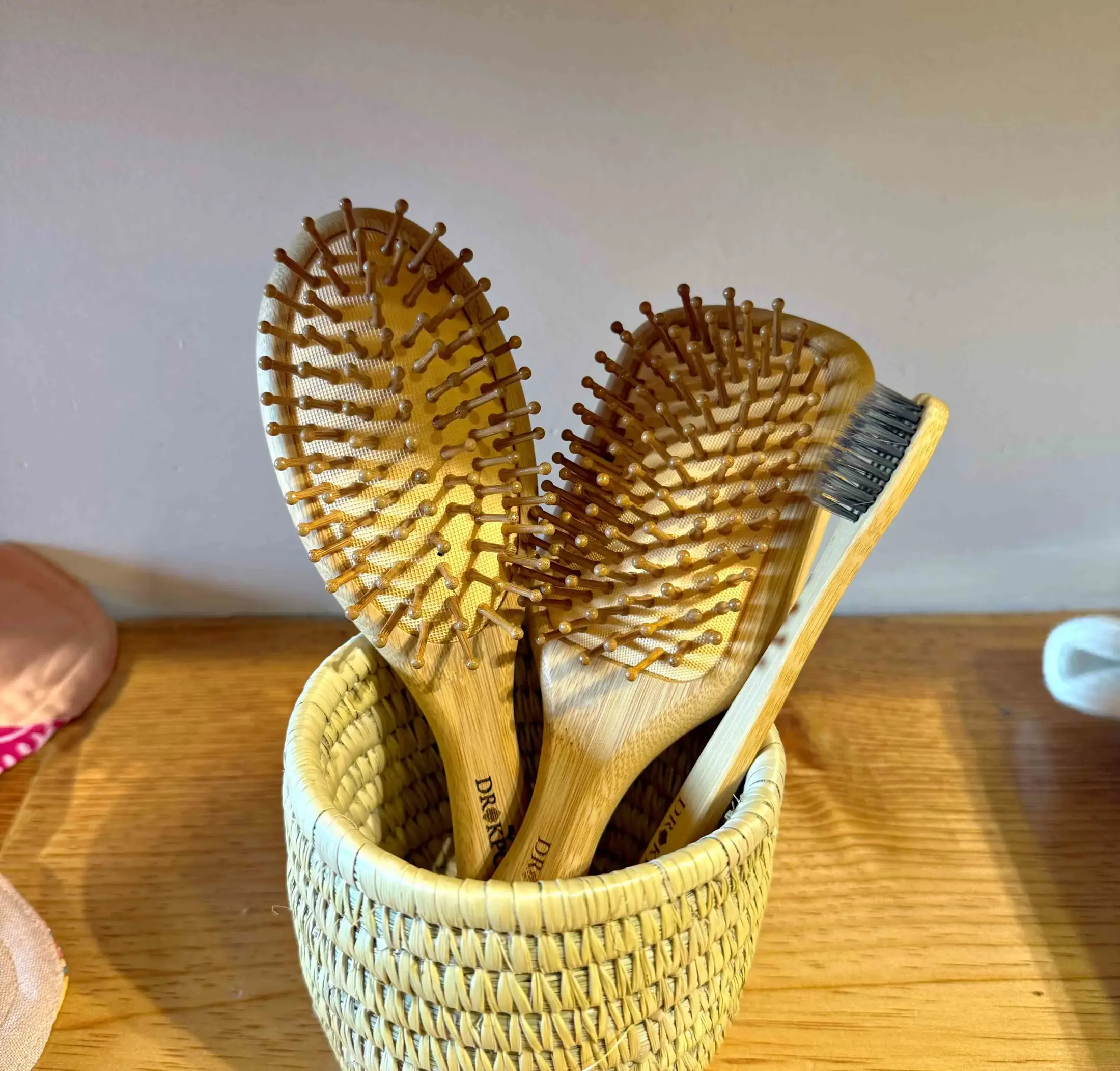 Bamboo hair brush