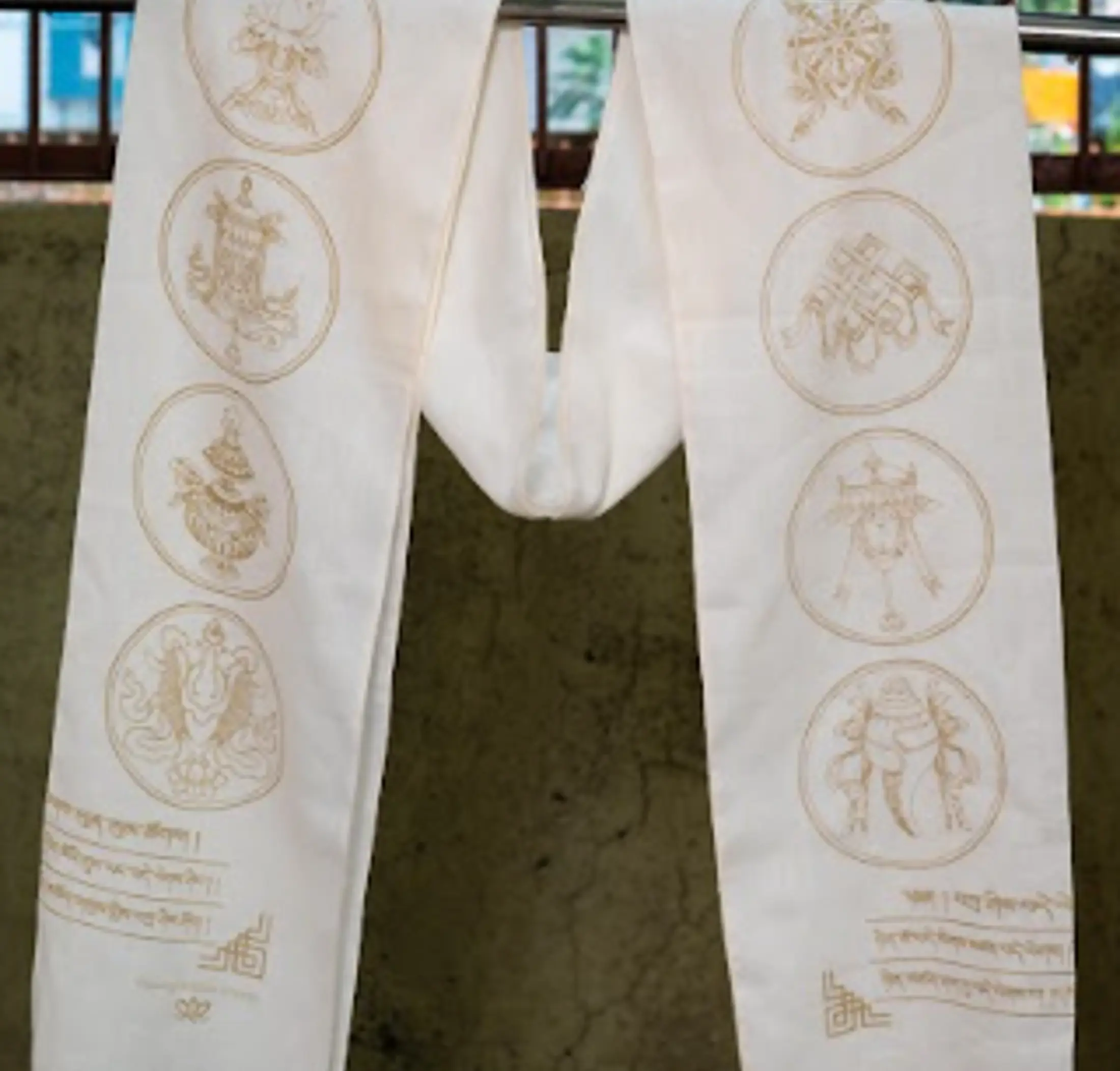 Golden bio-degradable khada 