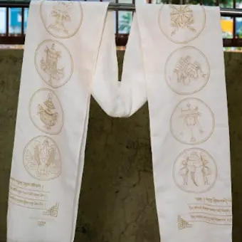 Golden bio-degradable khada 