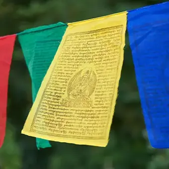 Small color prayer flag 