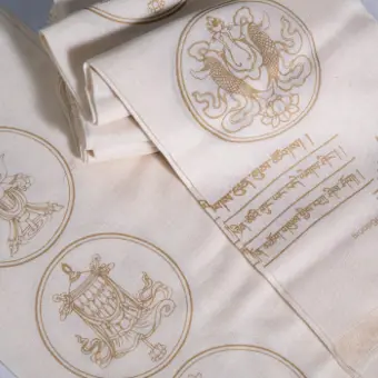 Golden bio-degradable khada  