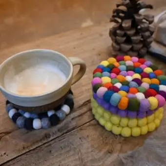 Felted Wool Coaster