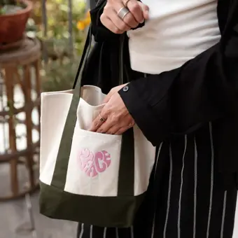 Mini Peace tote 