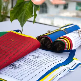 Small color prayer flag 