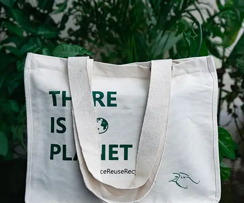 Nepali cotton tote bag