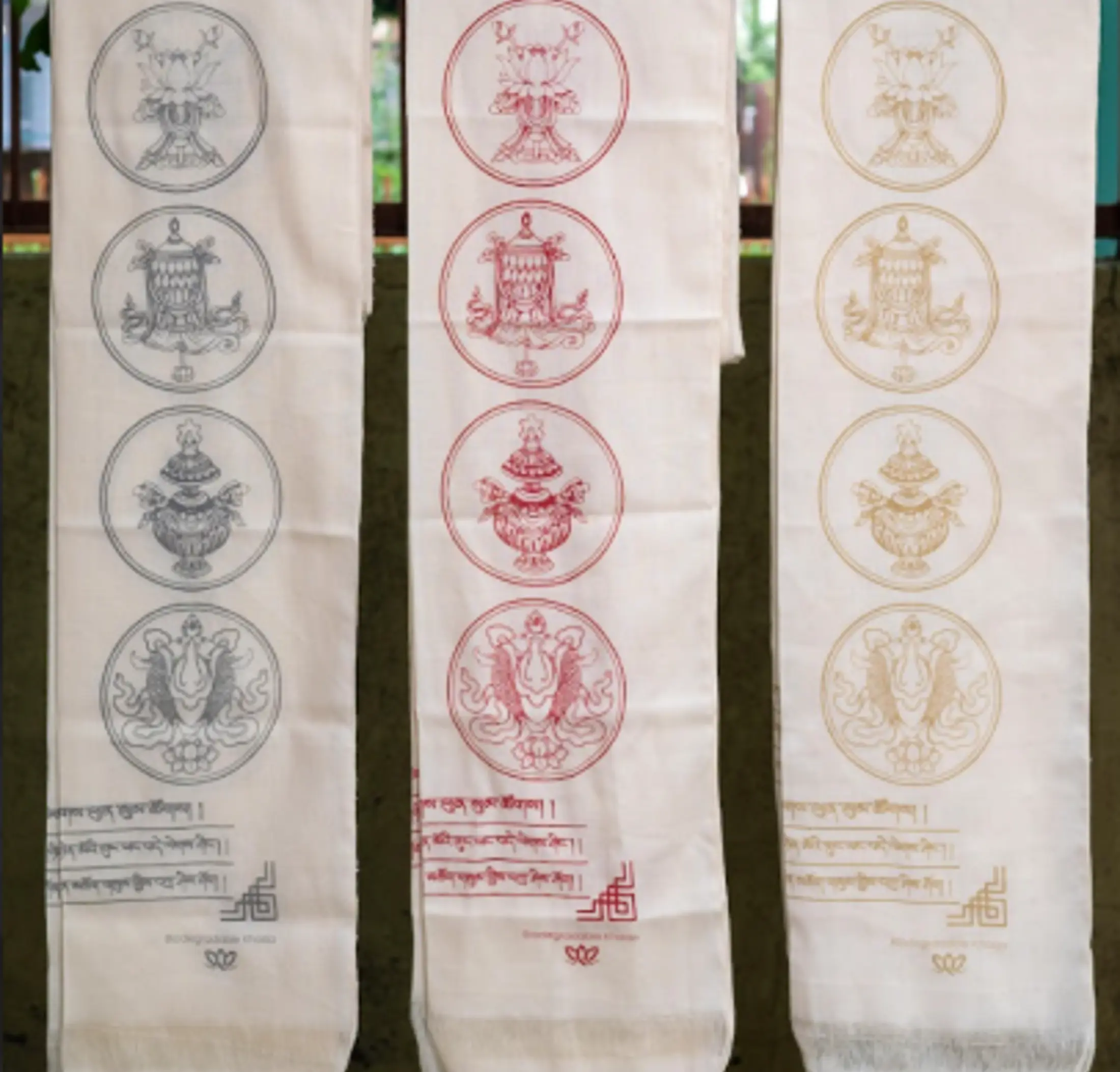 Golden bio-degradable khada 