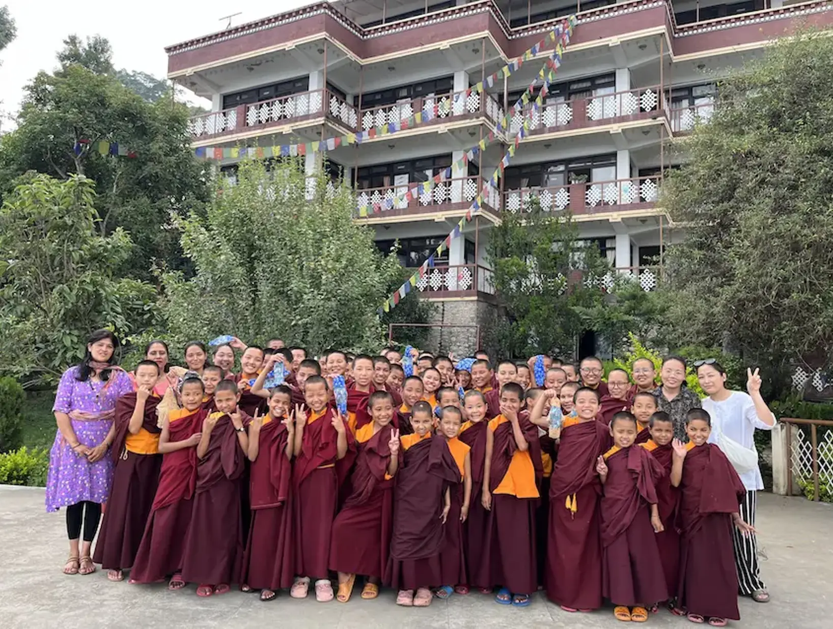 MHM Training in Arya Tara Nunnery School MHM Training in Arya Tara Nunnery School