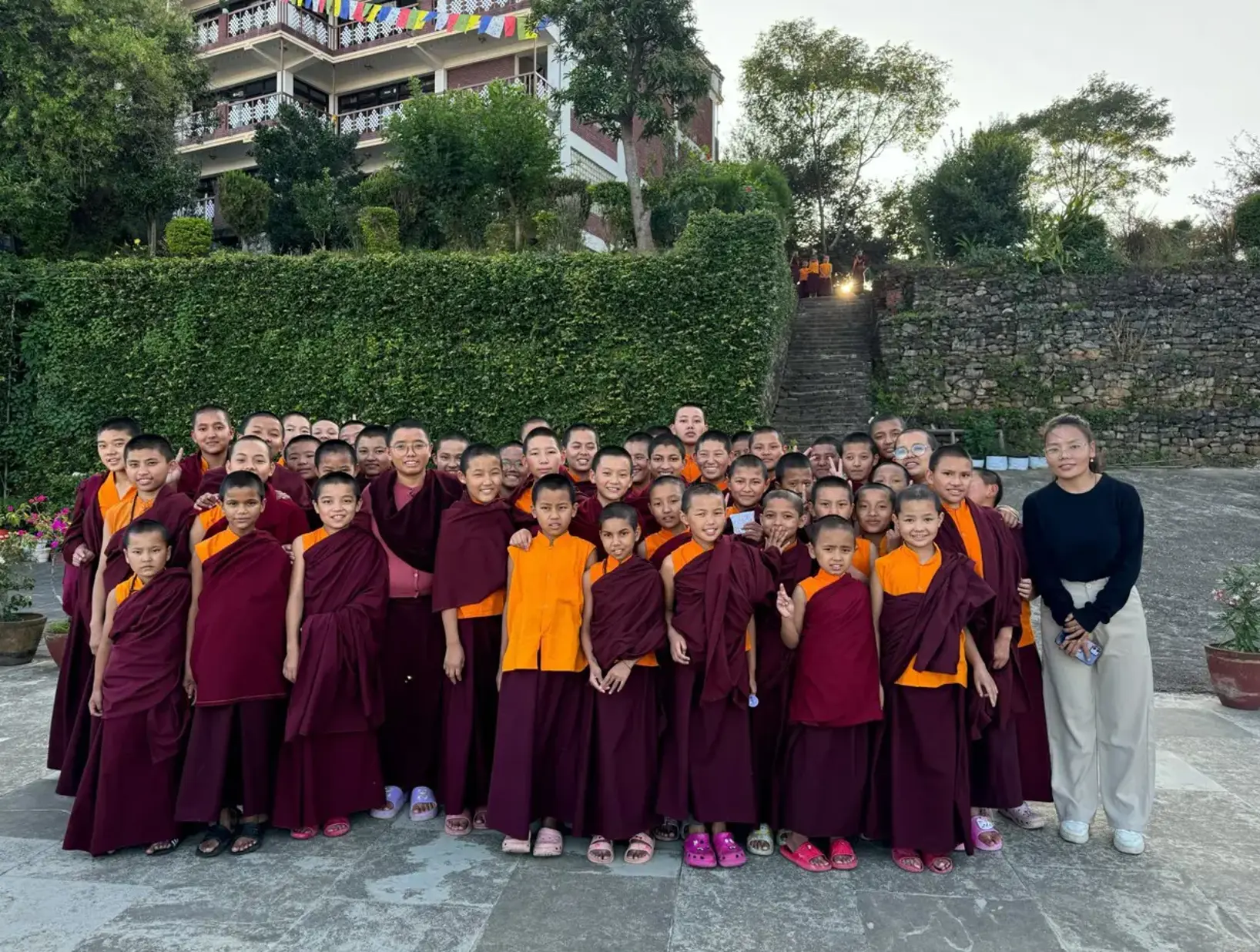 Empowering Young Nuns with Menstrual Hygiene Management (MHM) and Pad-Making Workshop Empowering Young Nuns at Arya Tara School